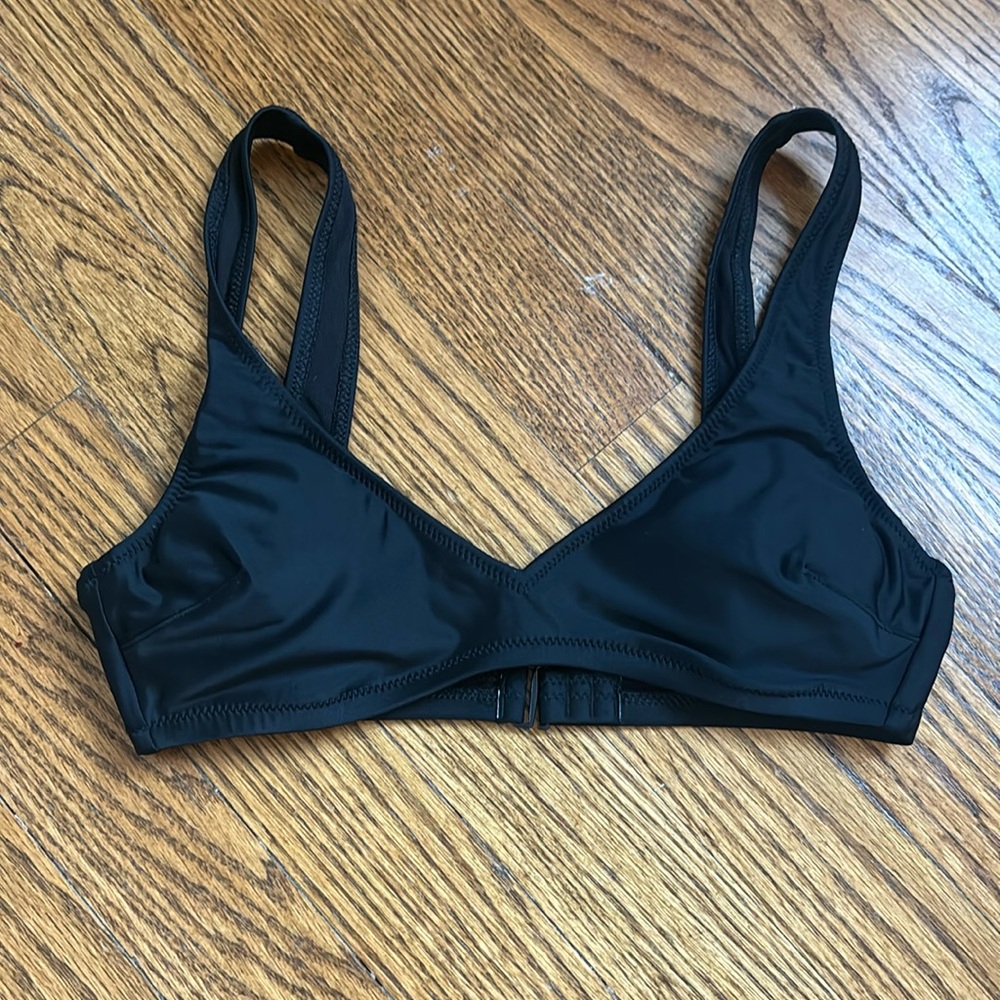 Black Aerie Swim Bikini Top New Without Tags